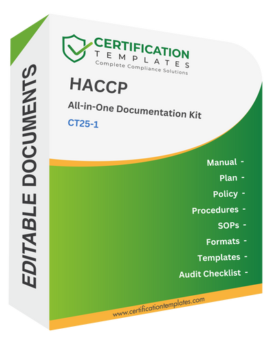 HACCP Documentation Kit