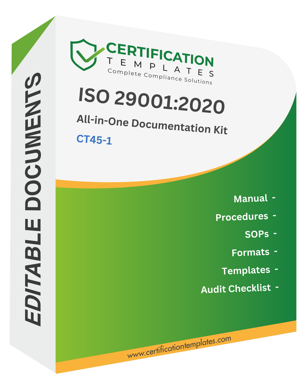 ISO 29001 Documentation Kit