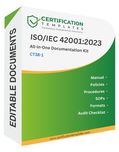 ISO/IEC 42001:2023 Documentation Kit - Manual, Procedures, Forms, Audit Checklists