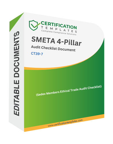 SMETA 4-Pillar Audit Checklist Document - Sedex Members Ethical Trade Audit