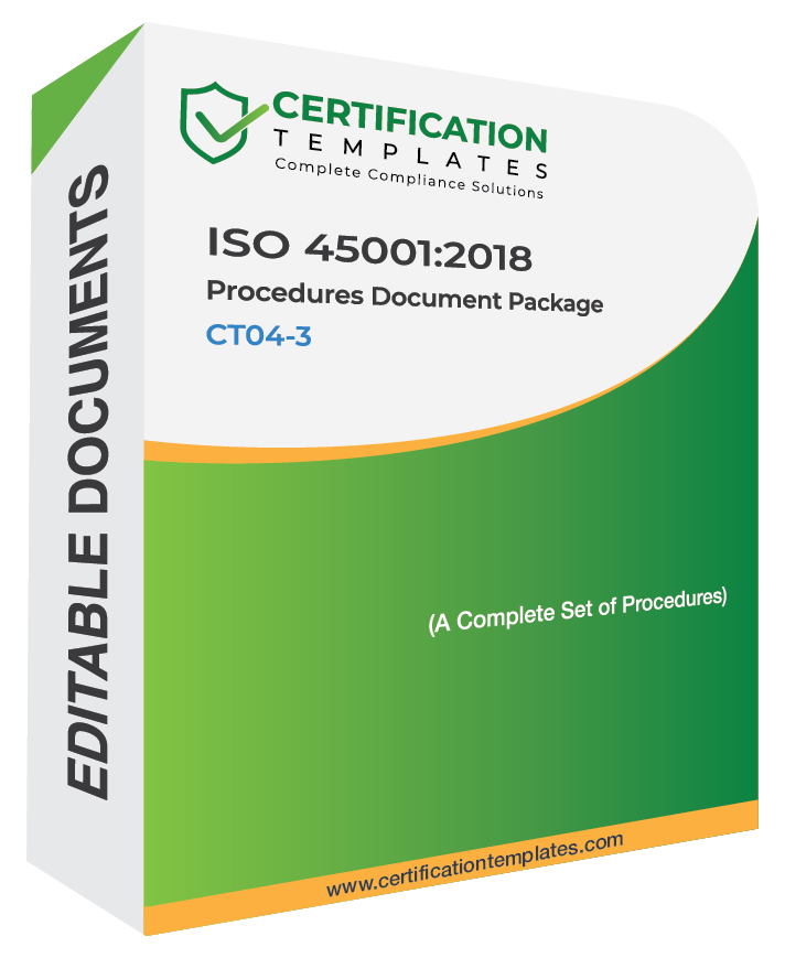 Buy ISO 45001 Procedures Document | OHS Package | Mandatory Procedures ...